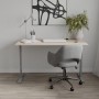 Стол письменный Space Ferrum-decor 750x1400x600 Серый металл ДСП Дуб Сан-Марино 16 мм (FRD-107962)