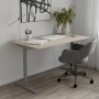 Стол письменный Space Ferrum-decor 750x1400x600 Серый металл ДСП Дуб Сан-Марино 16 мм (FRD-107962)