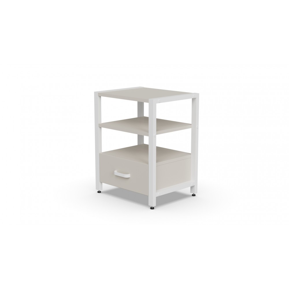 Тумба універсальна Ferrum-decor Вів'єн 1/1 50x41x40 білий ДСП Кашемір 16 мм (FRD-107812)
