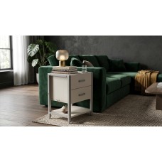 Тумба універсальна Ferrum-decor Вів'єн 2/1 50x41x40 сірий ДСП Кашемір 16 мм (FRD-107802)