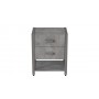 Тумба универсальная Ferrum-decor Вивьен 2/1 50x41x40 серый ДСП Бетон 16мм (FRD-106932)