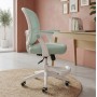 Детское компьютерное кресло с подставкой для ног Perfect Home PERFECT KIDS Зеленый (PFH-092119)