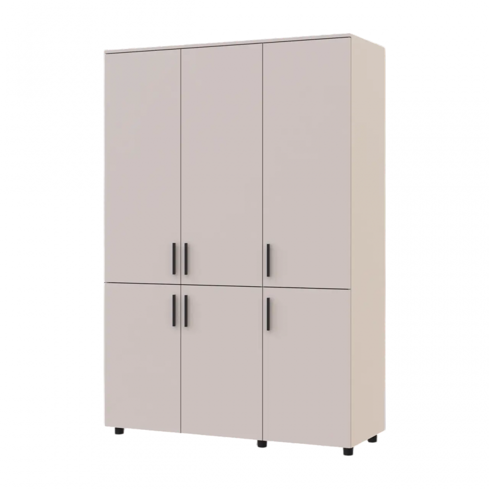 Шафа для одягу Doros Торн Кашемір 3 ДСП (штанга) 135х51.6х200 (DRS-012059)