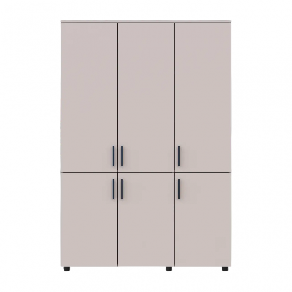 Шафа для одягу Doros Торн Кашемір 3 ДСП (штанга) 135х51.6х200 (DRS-012059)