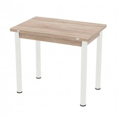Розкладний обідній стіл Неман АПАЧІ Дуб сонома/Хром (NEM-121075)