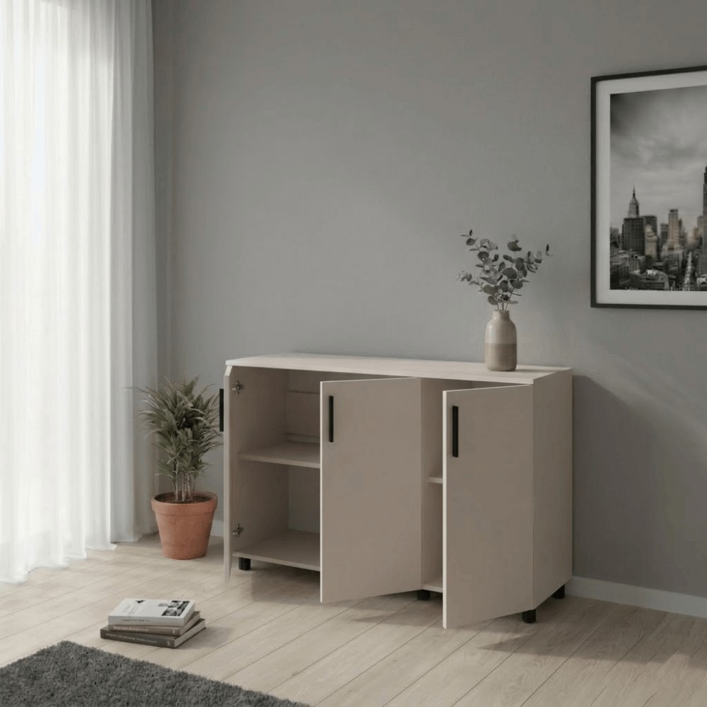 Комод Doros Торн Кашемір 3 ДСП 135х51.6х80 (DRS-012099)