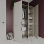 Шафа для одягу Doros Торн Кашемір 3 ДСП (штанга) 135х51.6х200 (DRS-012059)