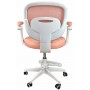 Кресло вращающееся детское с подставкой для ног PERFECT KIDS PINK Perfect Home Розовый (PFH-092118)
