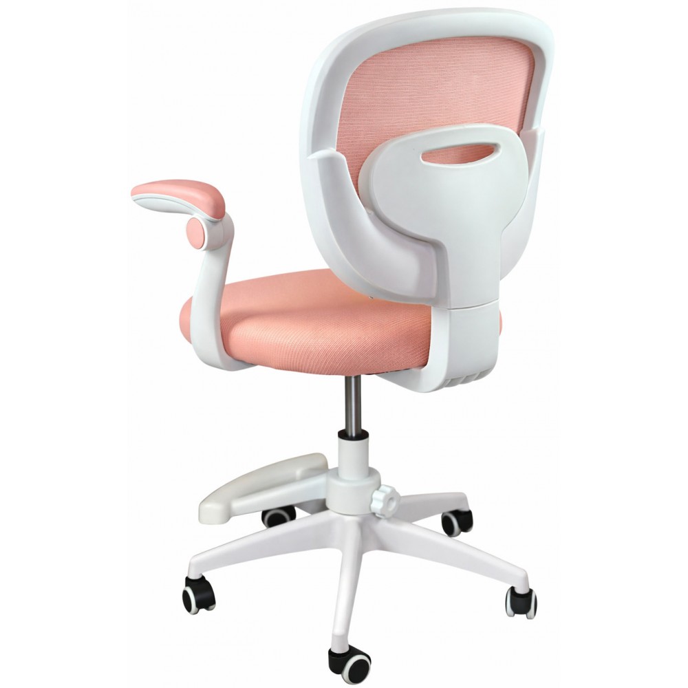 Кресло вращающееся детское с подставкой для ног PERFECT KIDS PINK Perfect Home Розовый (PFH-092118)