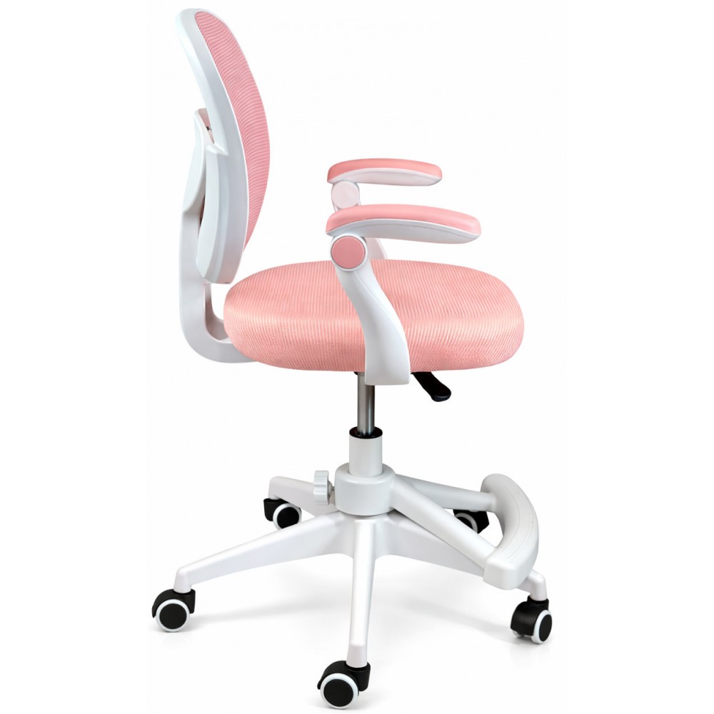 Кресло вращающееся детское с подставкой для ног PERFECT KIDS PINK Perfect Home Розовый (PFH-092118)