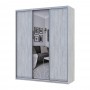 Шафа-купе Doros City Light Сосна Натти 2 ДСП / 1 дзеркало 225х60х225 (DRS-011973)