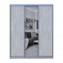 Шафа-купе Doros City Light Сосна Натти 2 ДСП / 1 дзеркало 225х60х225 (DRS-011973)