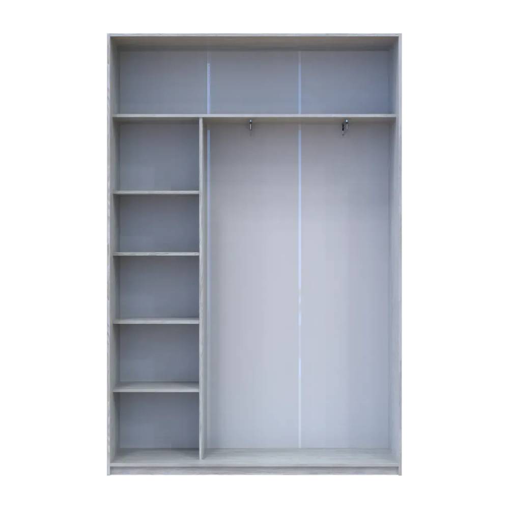 Шафа-купе Doros Сити Лайт Сосна Натти 2 Дзеркала 150х45х225 (DRS-011963)