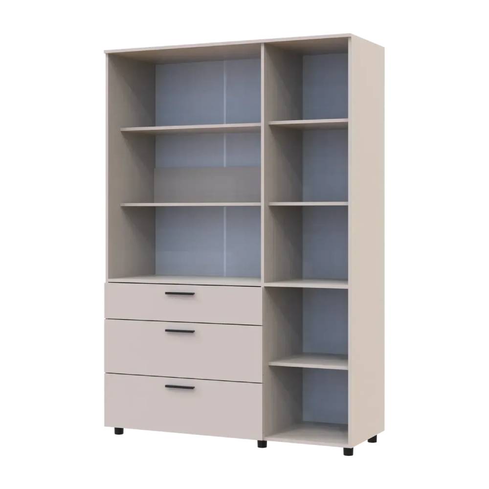 Шафа для одягу Doros Торн Кашемір 3 ДСП/3Ш (полиці) 135х51.6х200 (DRS-012060)