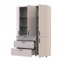 Шафа для одягу Doros Торн Кашемір 3 ДСП/3Ш (полиці) 135х51.6х200 (DRS-012060)