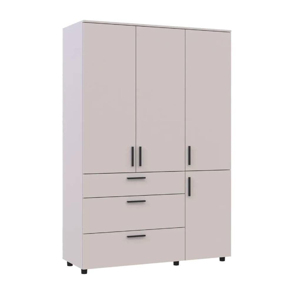 Шафа для одягу Doros Торн Кашемір 3 ДСП/3Ш (полиці) 135х51.6х200 (DRS-012060)