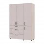 Шафа для одягу Doros Торн Кашемір 3 ДСП/3Ш (полиці) 135х51.6х200 (DRS-012060)