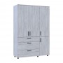 Шкаф для одежды Doros Торн Сосна Натти 3 ДСП/3Ш (полки) 135х51.6х200 (DRS-012080)