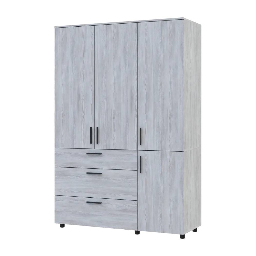 Шкаф для одежды Doros Торн Сосна Натти 3 ДСП/3Ш (полки) 135х51.6х200 (DRS-012080)