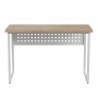 Стол письменный Майк Ferrum-decor 75x120x60 Белый металл ДСП Дуб Кремона Торро 32 мм (FRD-108343)