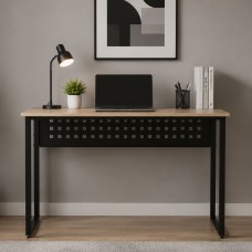 Стіл письмовий Майк Ferrum-decor 75x140x70 Чорний метал ДСП Дуб Кремона Торро 16 мм (FRD-108363)