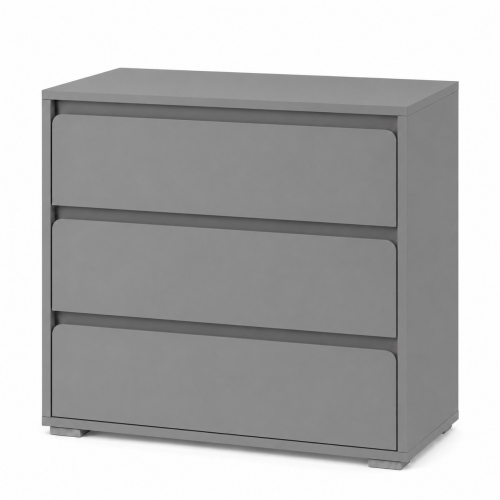 Комод на 3 ящика LION АРТ-1 90х43х80 см Серая мышка (LION-045370)