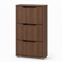 Тумба для обуви с ящиками LION ТО-2 70,4x28,2х123,4 см Орех Франклин табачный (LION-045348)