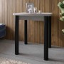 Обеденный стол раскладной LION Нота Мини черные ножки Кашемир 60x70/70x120 (LION-045150)