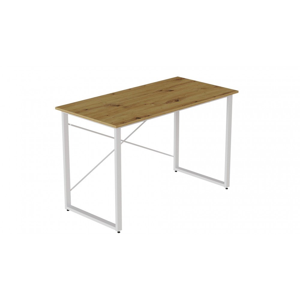 Компьютерный стол Ferrum-decor Дейв 75x120x70 белый ДСП Дуб Артизан 16мм (FRD-107043)