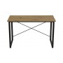 Компьютерный стол Ferrum-decor Дейв 75x140x60 черный ДСП Дуб Артизан 16мм (FRD-107053)