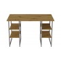 Компьютерный стол Ferrum-decor Карэн 75x120x60 серый ДСП Дуб Артизан 32мм (FRD-107243)