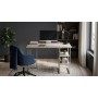 Стол письменный Кевин Ferrum-decor 75x120x70 Серый металл ДСП Кашемир 16 мм (FRD-108143)