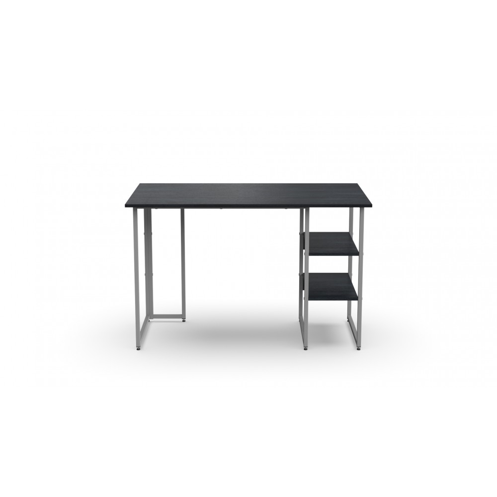 Стол письменный Кевин Ferrum-decor 75x140x70 Серый металл ДСП Каштан Арвадонна 16 мм (FRD-108113)
