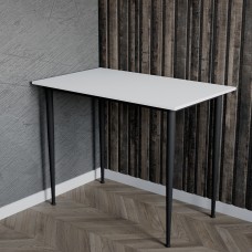Універсальний стіл Prime Ferrum-decor 750x1200x700 Чорний метал ДСП Білий 16 мм (FRD-107663)