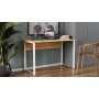Компьютерный стол Ferrum-decor Курт 75x140x70 белый ДСП Дуб Артизан 16мм (FRD-107163)