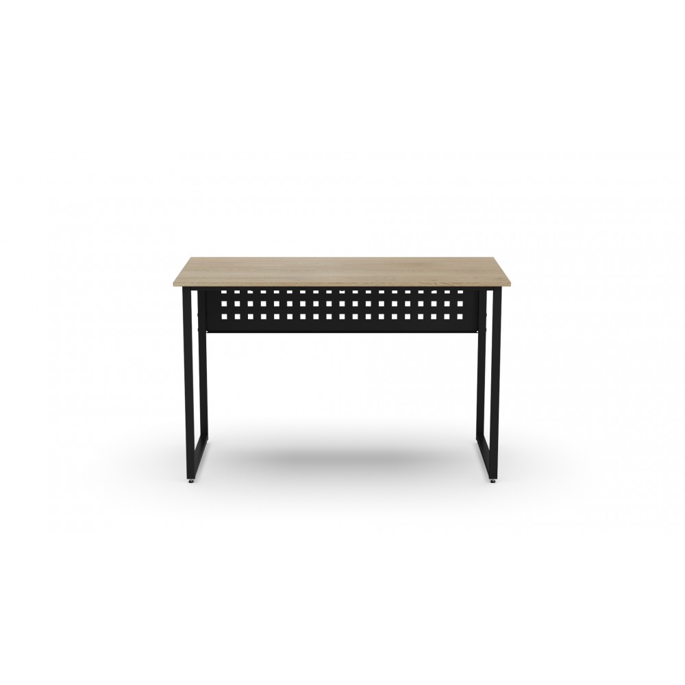 Стол письменный Майк Ferrum-decor 75x100x60 Черный металл ДСП Дуб Кремона Торро 16 мм (FRD-108333)