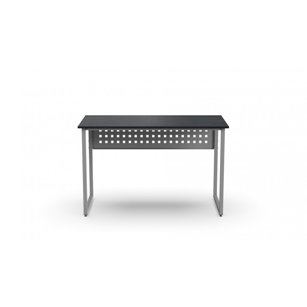 Стол письменный Майк Ferrum-decor 75x100x60 Серый металл ДСП Каштан Арвадонна 16 мм (FRD-108263)