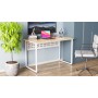 Компьютерный стол Ferrum-decor Майк 75x100x70 белый ДСП Дуб Артизан 16мм (FRD-107103)