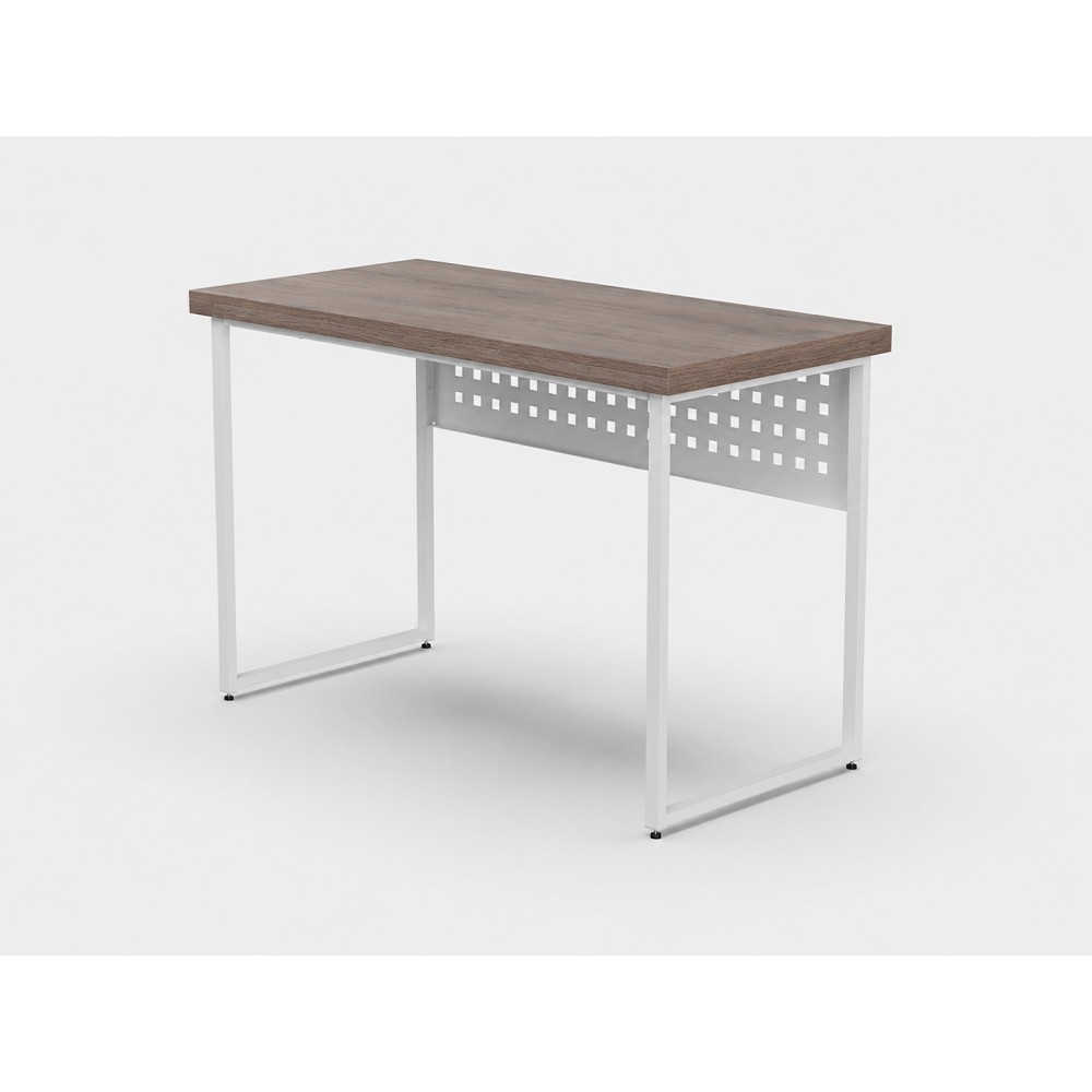 Стол письменный Майк Ferrum-decor 75x100x60 Белый металл ДСП Дуб Кремона Канолло 32 мм (FRD-108193)