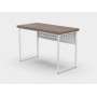 Стол письменный Майк Ferrum-decor 75x100x60 Белый металл ДСП Дуб Кремона Канолло 32 мм (FRD-108193)