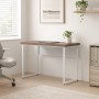 Стол письменный Майк Ferrum-decor 75x100x60 Белый металл ДСП Дуб Кремона Канолло 32 мм (FRD-108193)