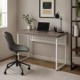 Стол письменный Майк Ferrum-decor 75x100x60 Белый металл ДСП Дуб Кремона Канолло 32 мм (FRD-108193)