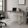 Стол письменный Майк Ferrum-decor 75x100x60 Белый металл ДСП Дуб Кремона Канолло 32 мм (FRD-108193)