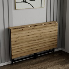 Розкладний стіл Моріс Ferrum-decor 750x1000x600 Чорний метал ДСП Дуб Эвок Прибережний 16 мм (FRD-107493)