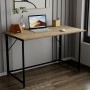 Стол раскладной Морис Ferrum-decor 750x1000x600 Черный металл ДСП Дуб Эвок Прибрежный 16 мм (FRD-107493)