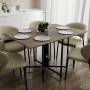 Розкладний стіл-трансформер книжка Моріс 3 Ferrum-decor 75x130x90 Чорний метал ДСП Дуб Кремона Канолло 16 мм (FRD-107503)