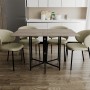 Розкладний стіл-трансформер книжка Моріс 3 Ferrum-decor 75x130x90 Чорний метал ДСП Дуб Кремона Канолло 16 мм (FRD-107503)