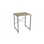 Стелаж-полиця Бафрум 401 Ferrum-decor для пральної машини 90x70,5x60,5 Чорний метал ДСП Дуб Сонома 16 мм (FRD-107353)