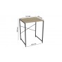 Стелаж-полиця Бафрум 401 Ferrum-decor для пральної машини 90x70,5x60,5 Чорний метал ДСП Дуб Сонома 16 мм (FRD-107353)