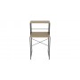 Стеллаж полка Бафрум 402 Ferrum-decor для стиральной машины 133,5x70,5x60,5 Черный металл ДСП Дуб Сонома 16 мм (FRD-107363)